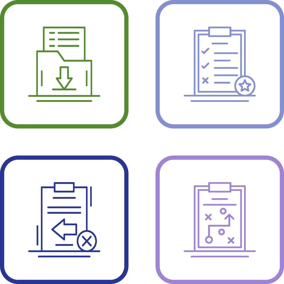 Save List and Task List Icon vector