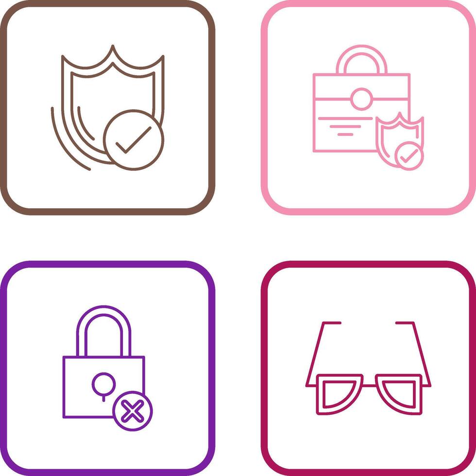 Shield and care Icon vector