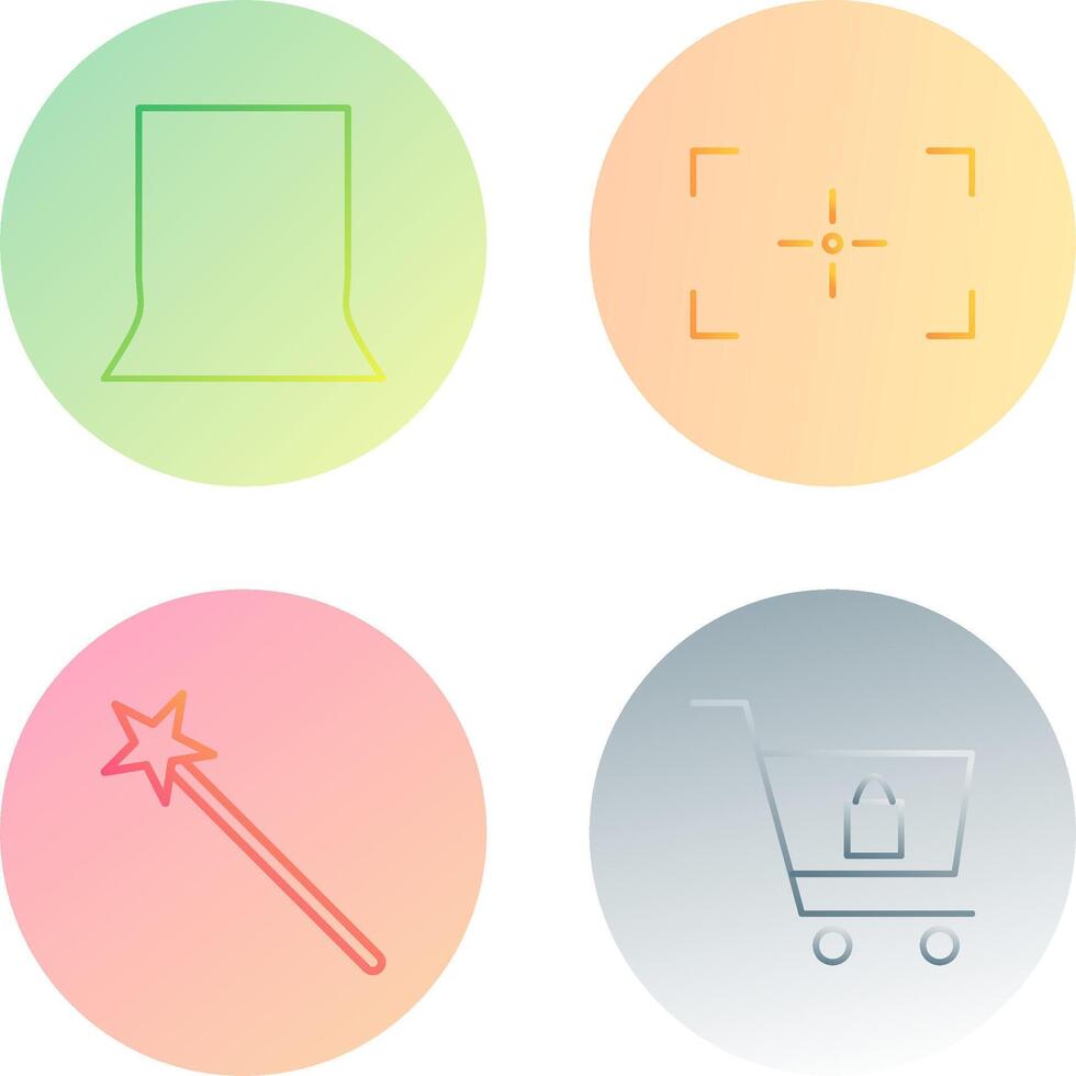 back stand and focus Icon vector