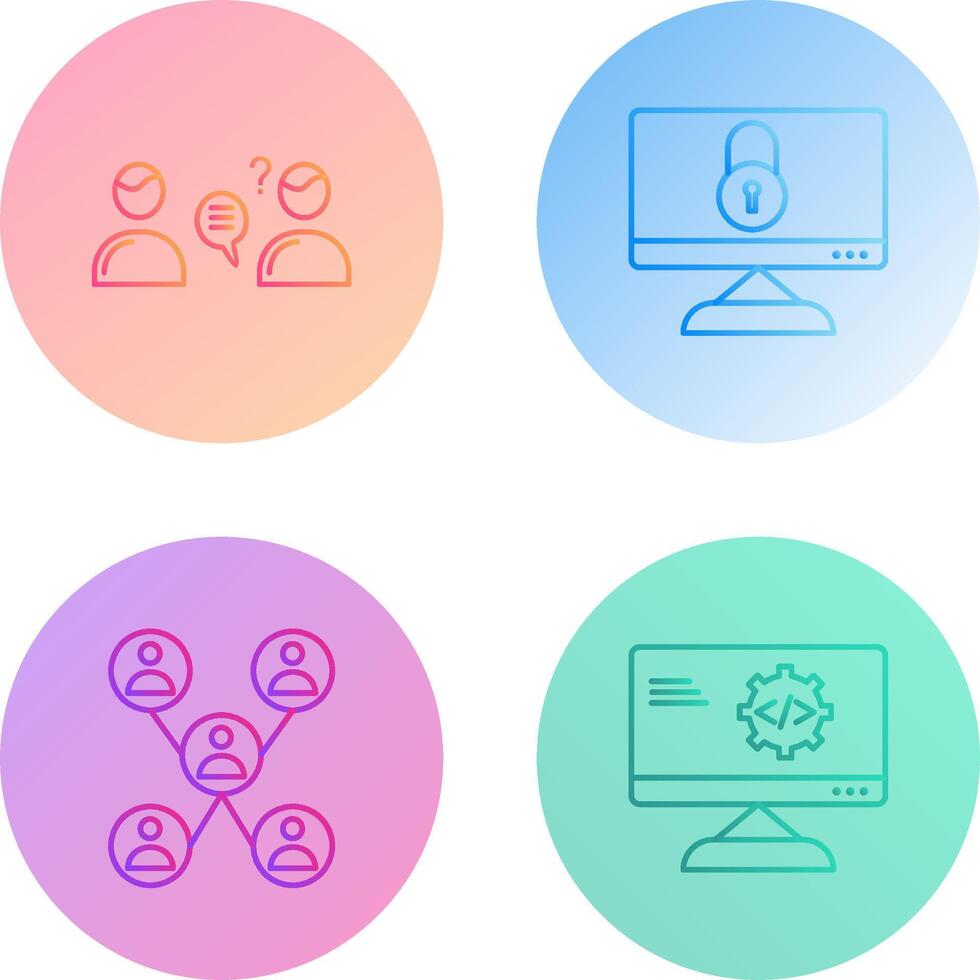 Consulting Services and Confidentiality Icon vector