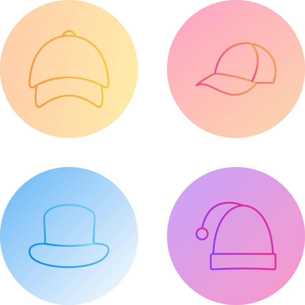 Cap and Hat Icon vector