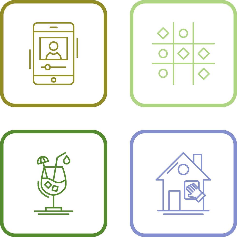 log and Tic Tac Toe Icon vector