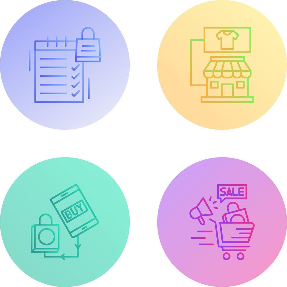 Shopping and Store Icon vector