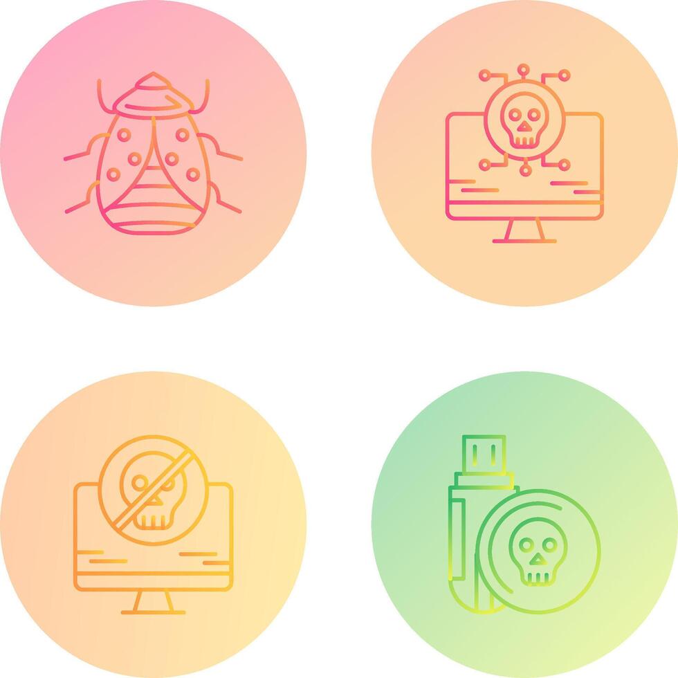 Bug and Virus Icon vector