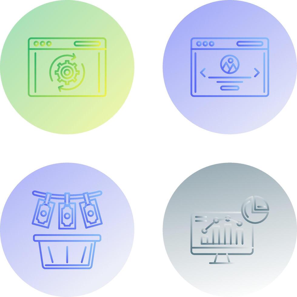 Recovery and Web Page Icon vector