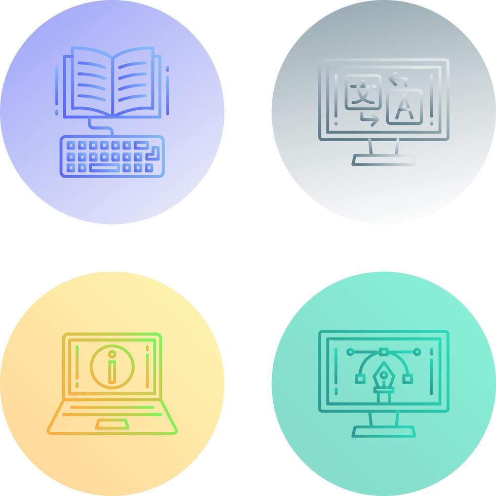 Study and Language Icon vector