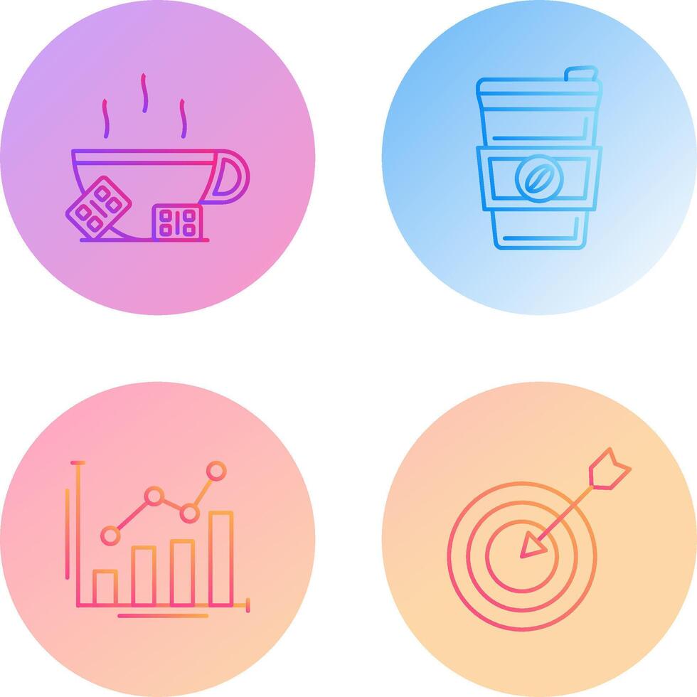 Hot Chocolate and Coffee Icon vector