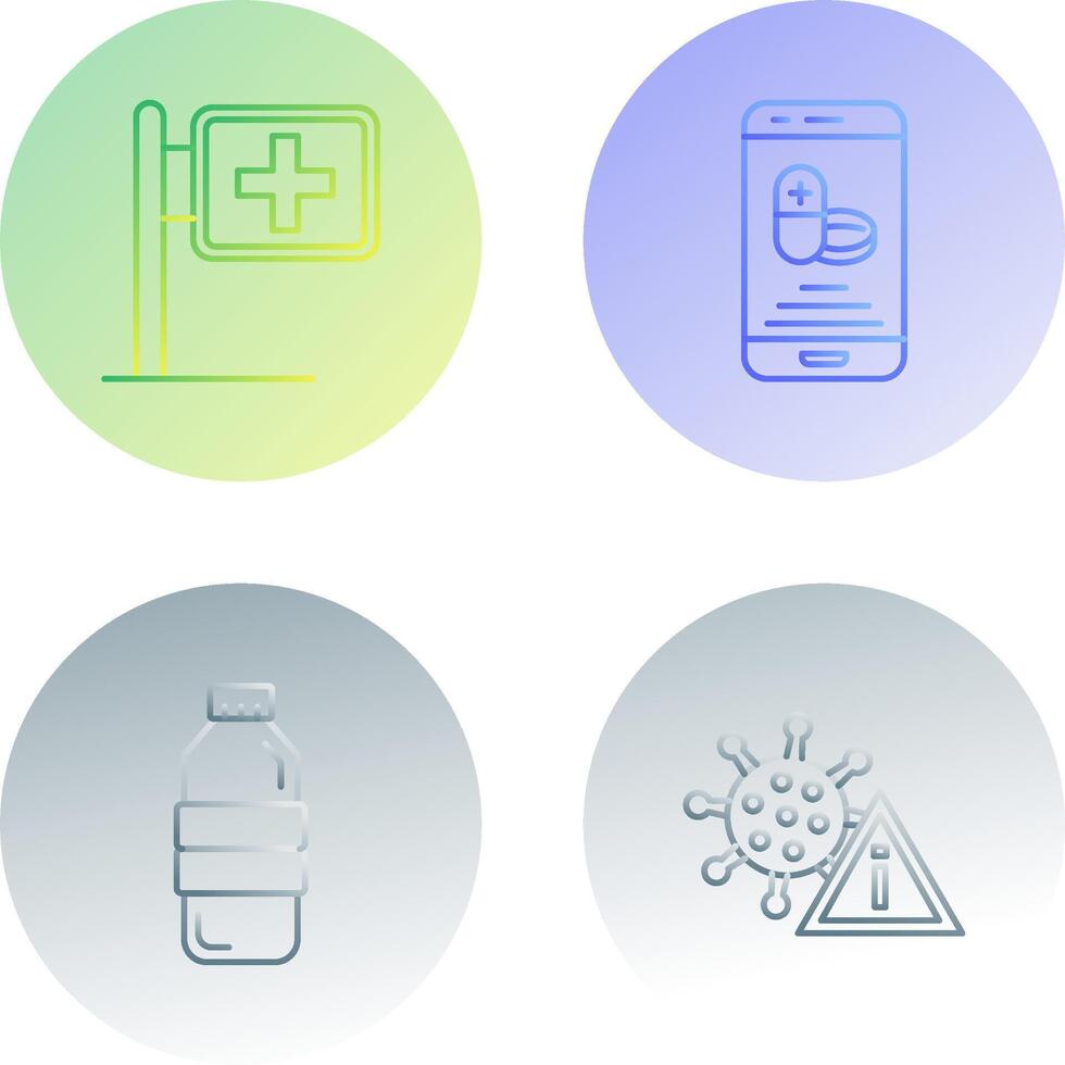Signboard and Online Store Icon vector