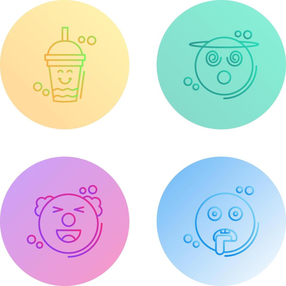 Drink and Dizzy Icon vector