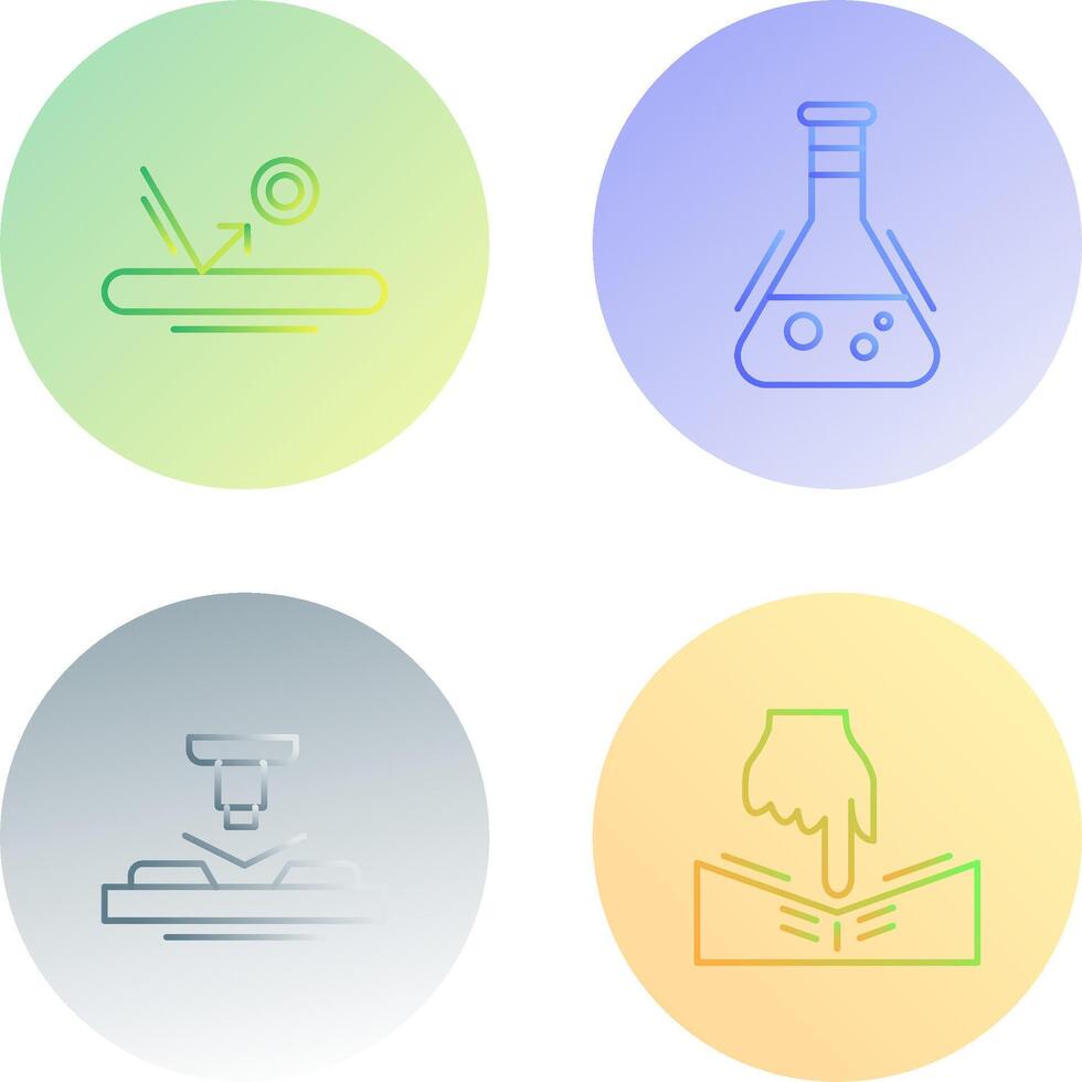 Bounce and Flask Icon vector