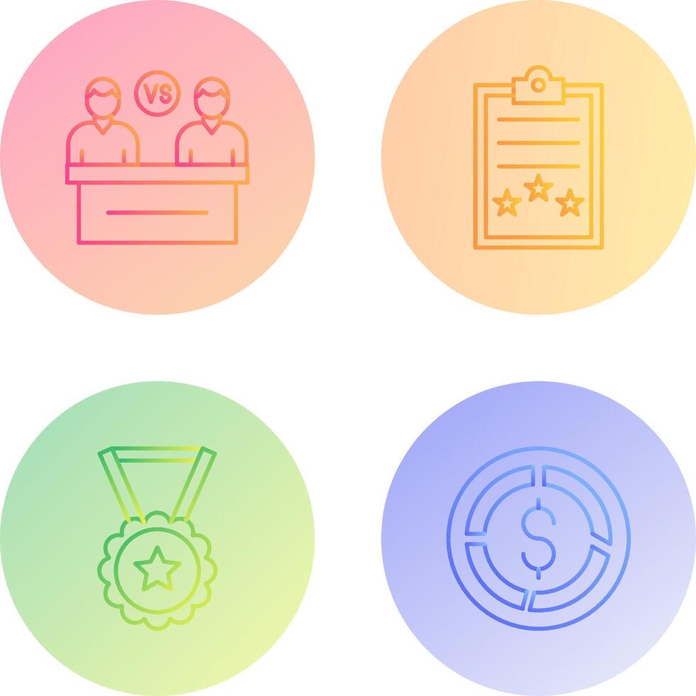 Meeting and Result Icon vector
