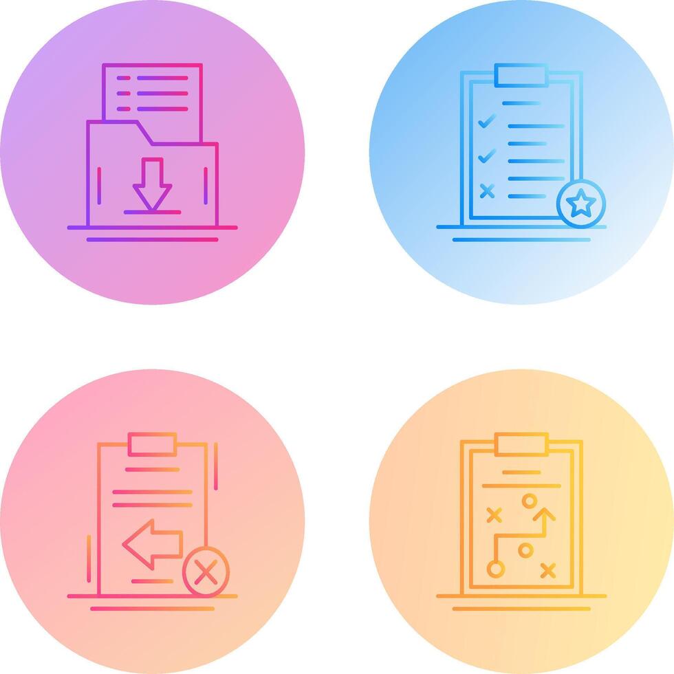 Save List and Task List Icon vector