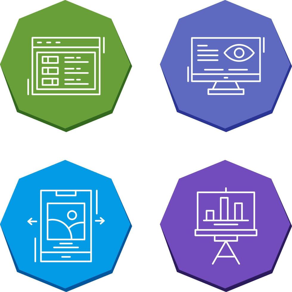 Switch and Vision Icon vector