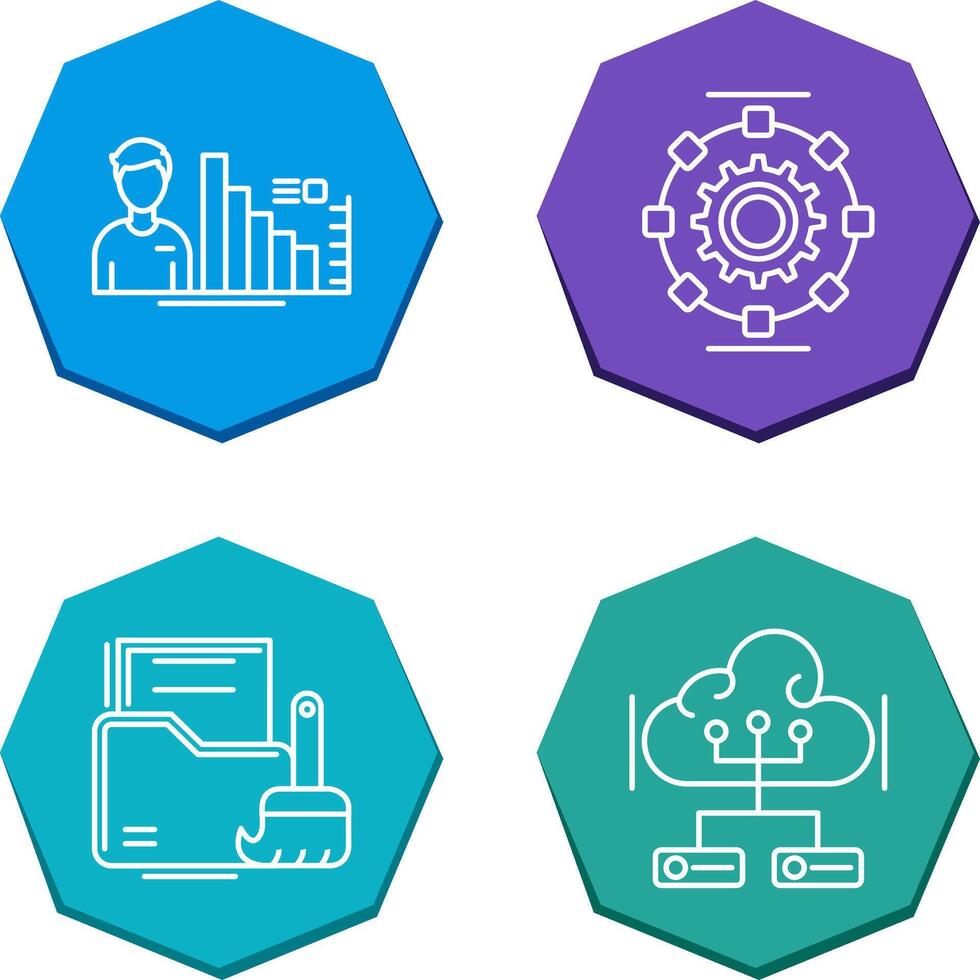 Consulting and Automated Icon vector