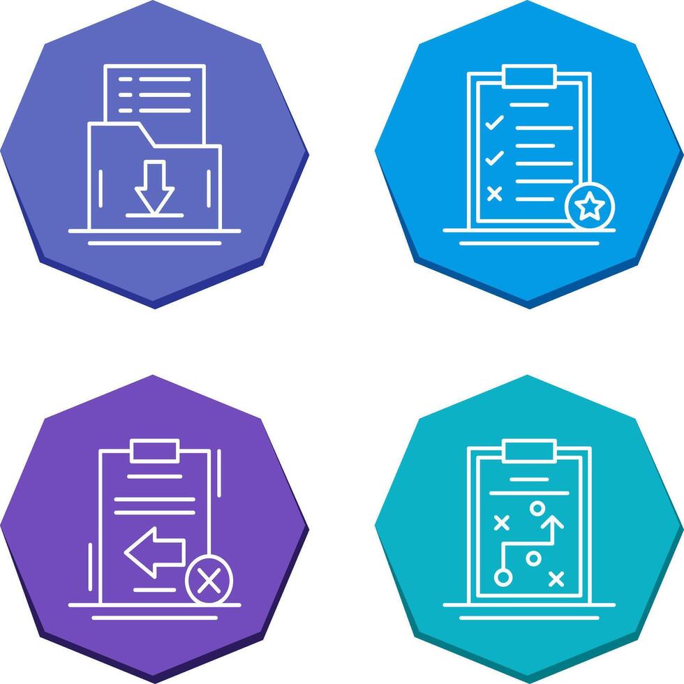 Save List and Task List Icon vector