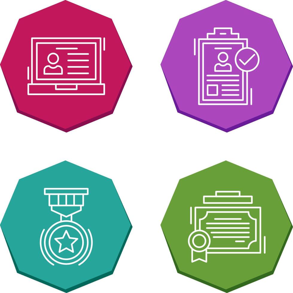 Laptop and Hire Icon vector
