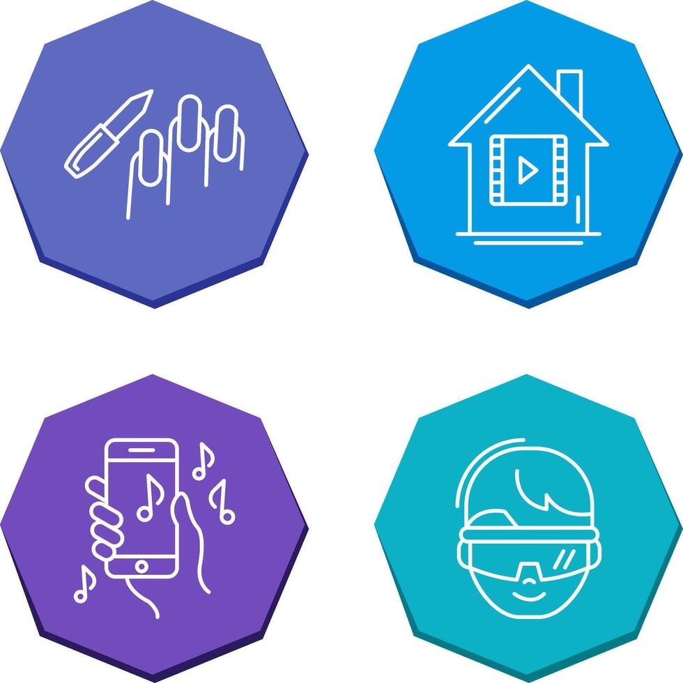 Manicure and Icon vector