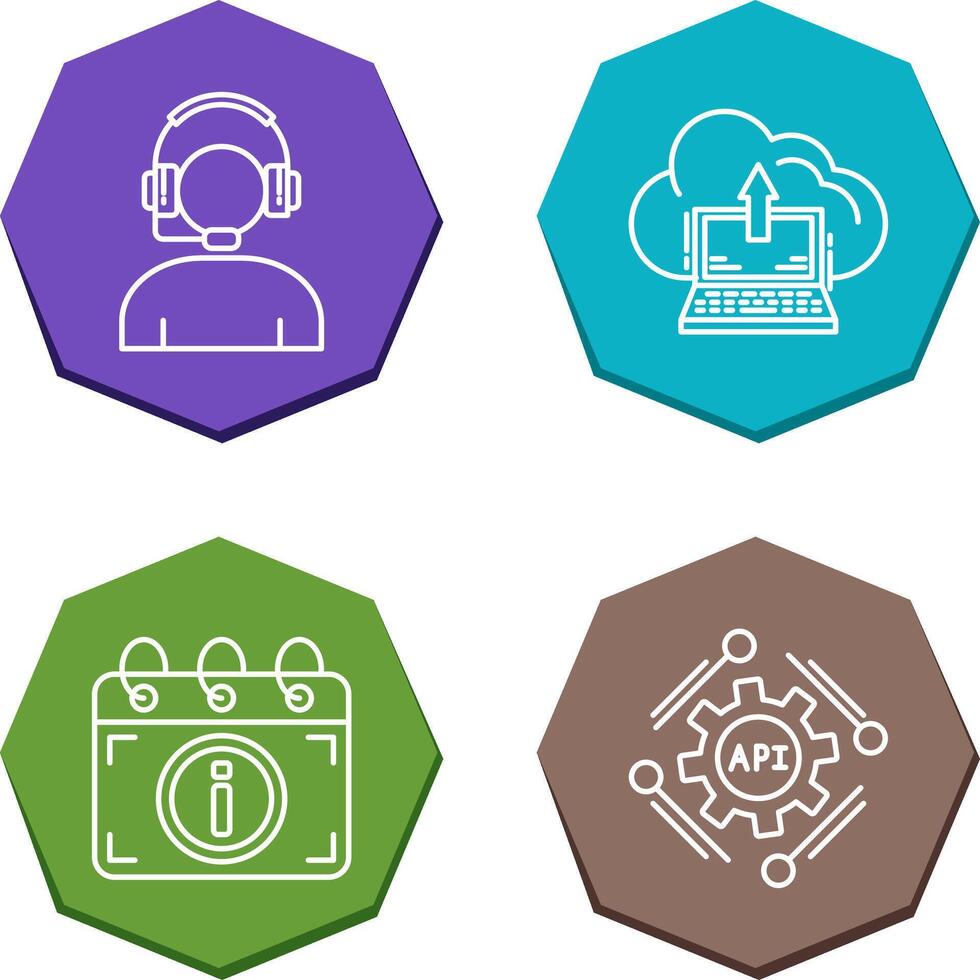 Helpline and backup Icon vector