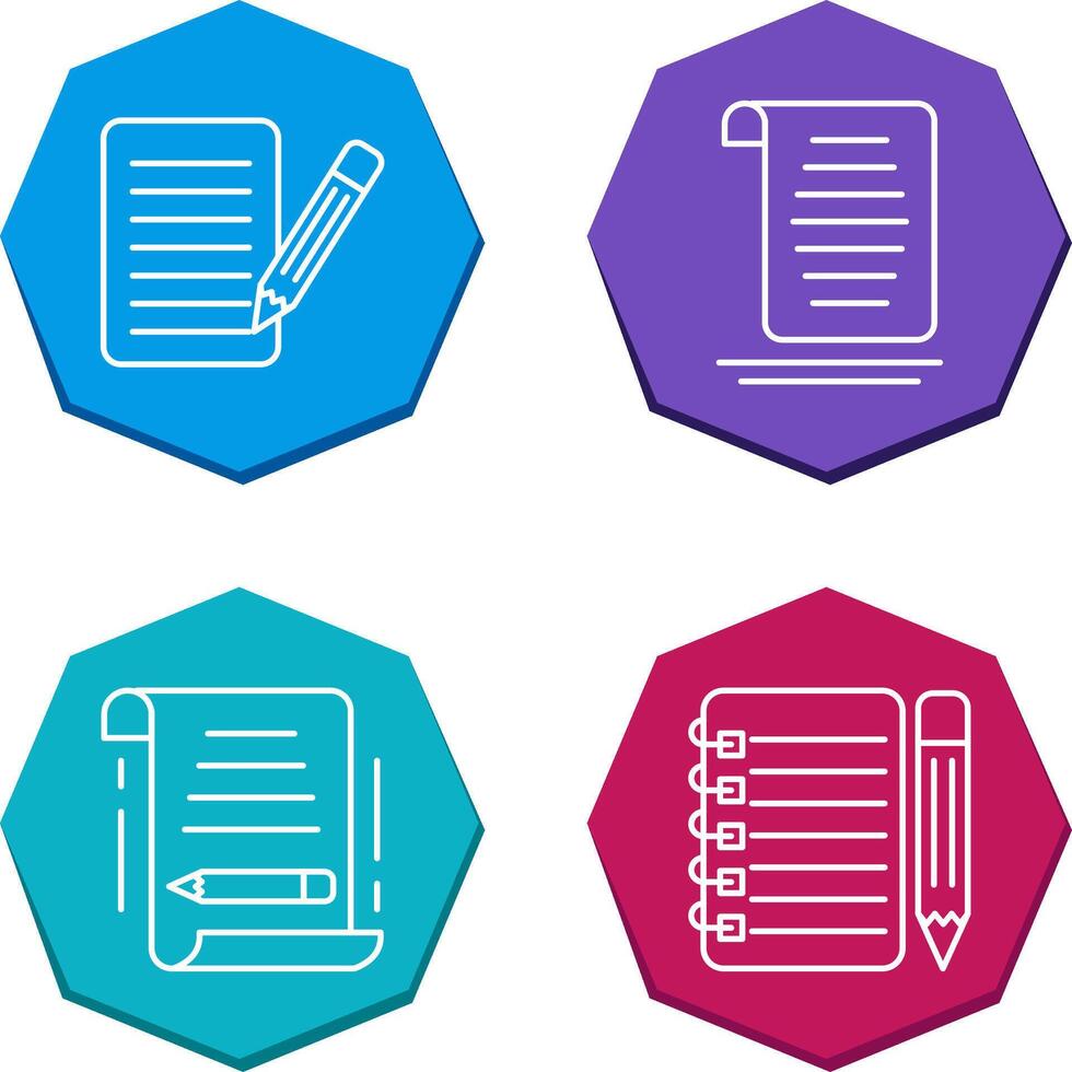 checklist and document Icon vector