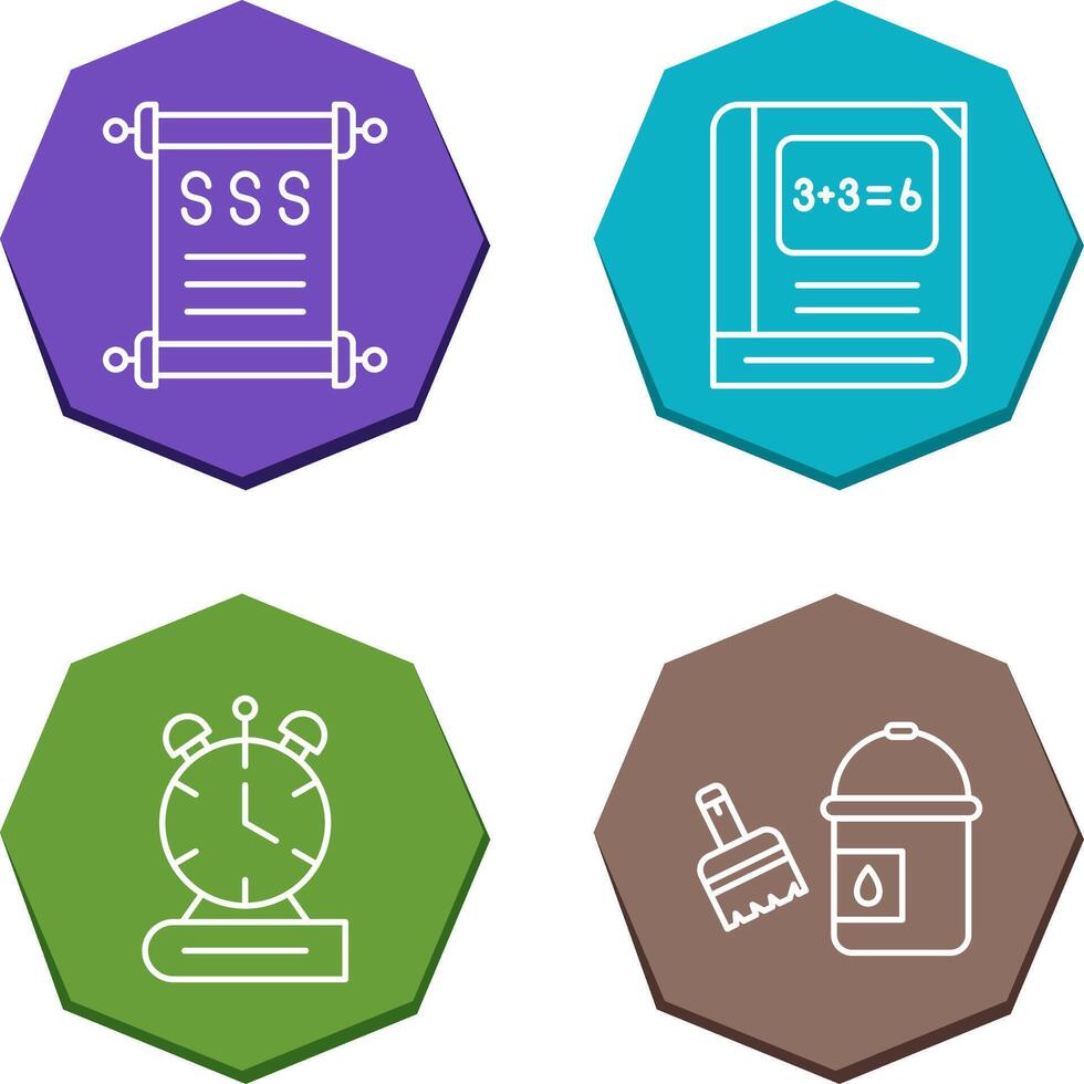 History and Math Icon vector