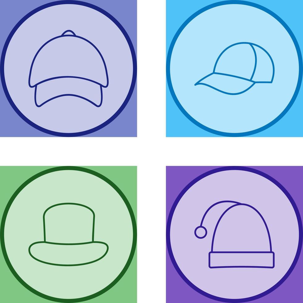 Cap and Hat Icon vector