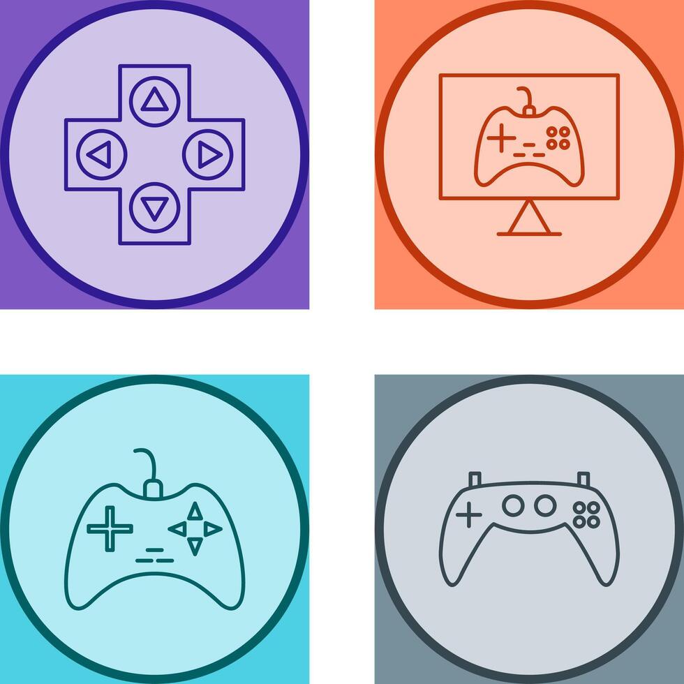 Gaming Control and Online Games Icon vector