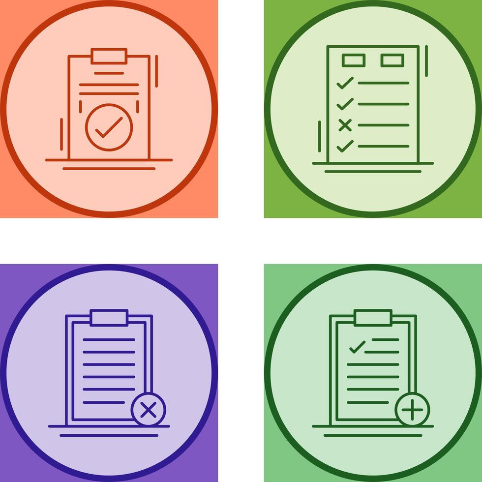 Today to Done Check List and Checkmark Icon vector