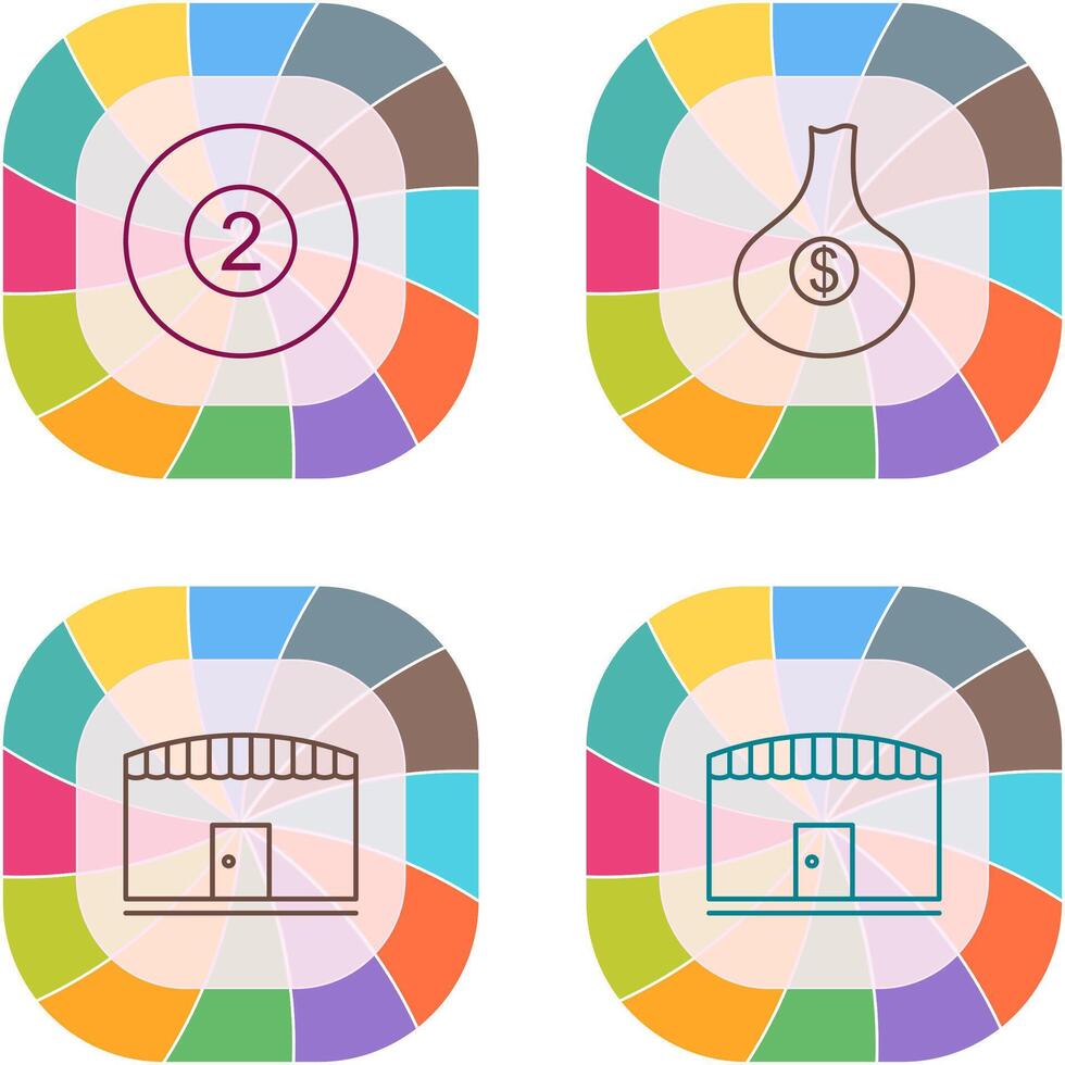 pool balls and curency Icon vector