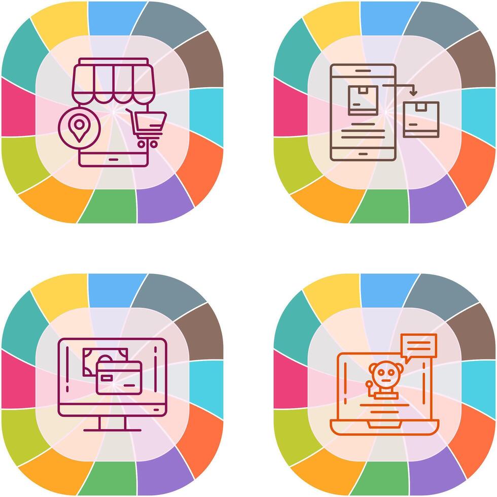 Pin and Replacement Icon vector