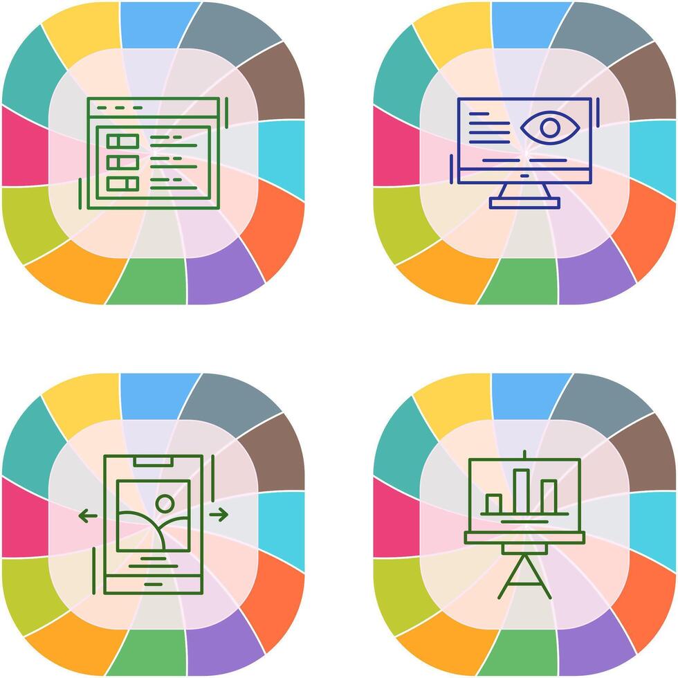 Switch and Vision Icon vector