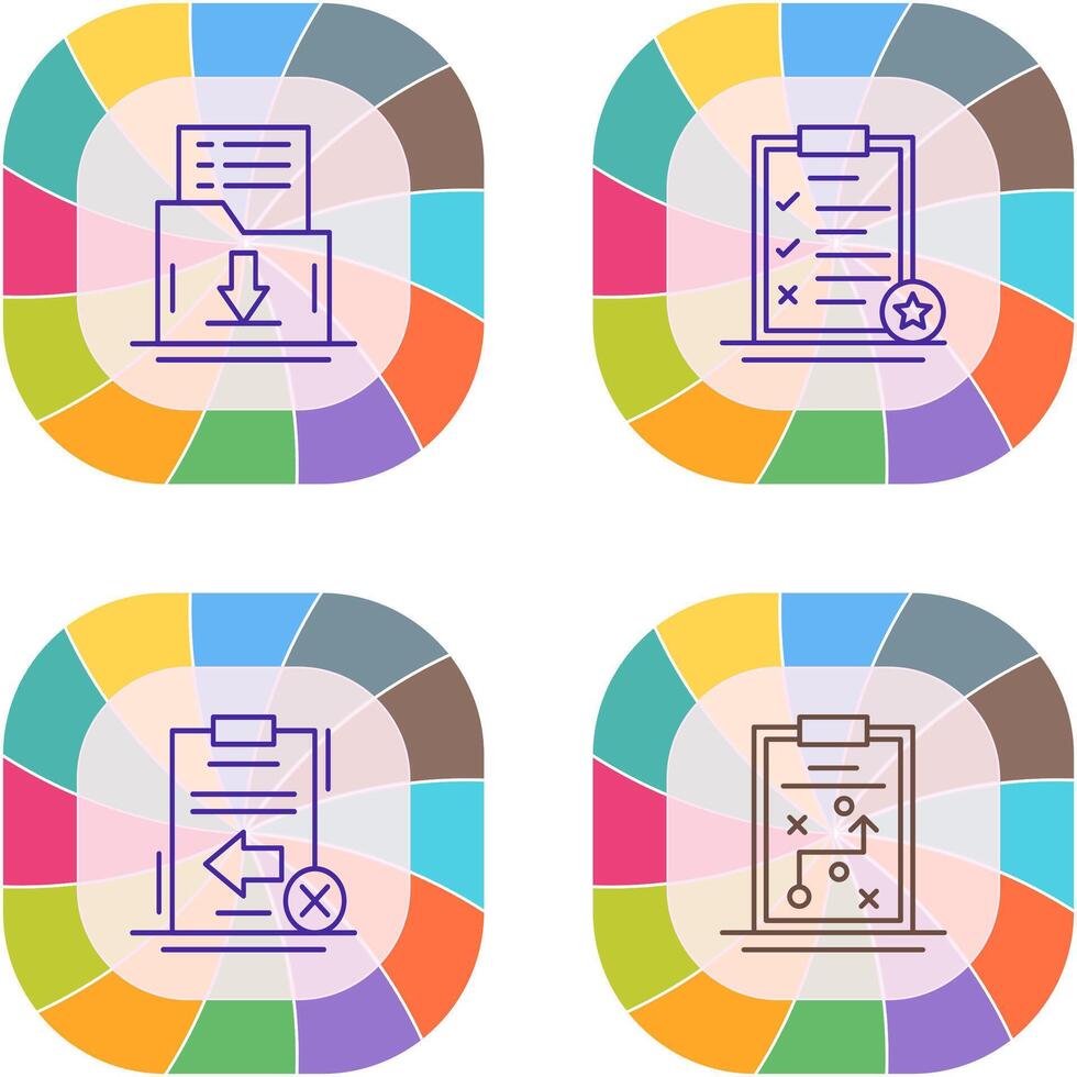 Save List and Task List Icon vector
