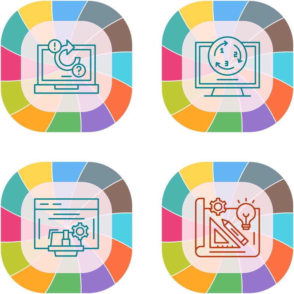 Incubator and Inovation Icon vector