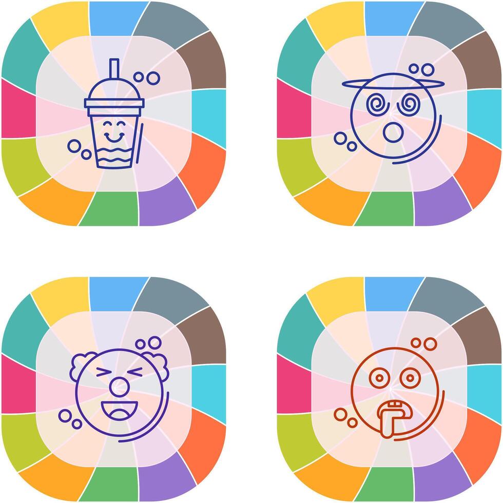Drink and Dizzy Icon vector