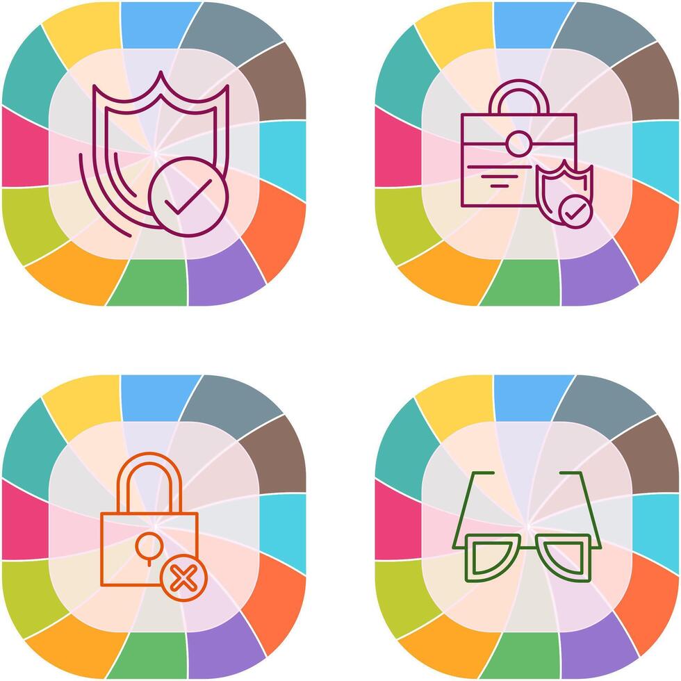 Shield and care Icon vector