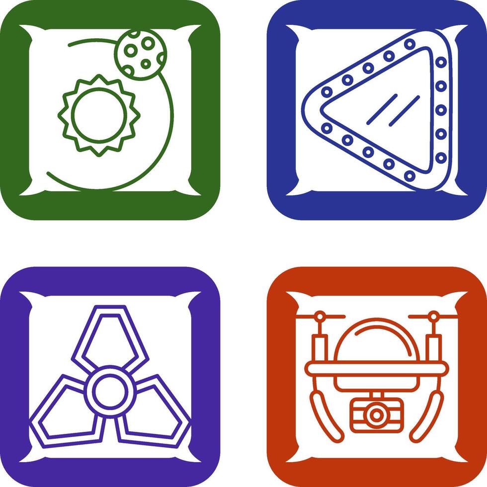 orbit and porthole Icon vector