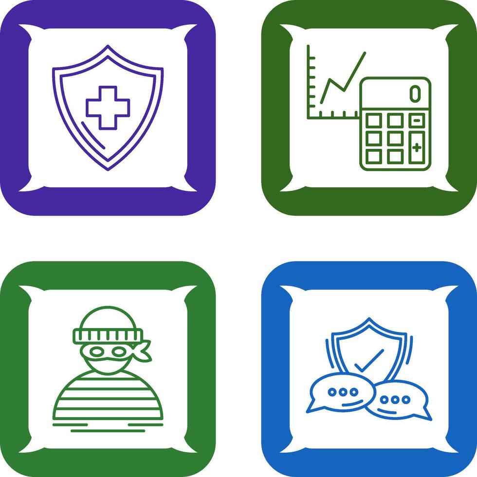 Accounting and Health Icon vector