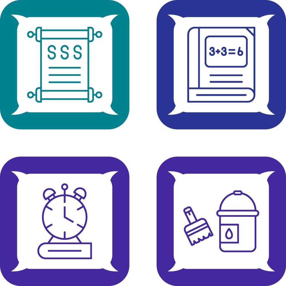 History and Math Icon vector