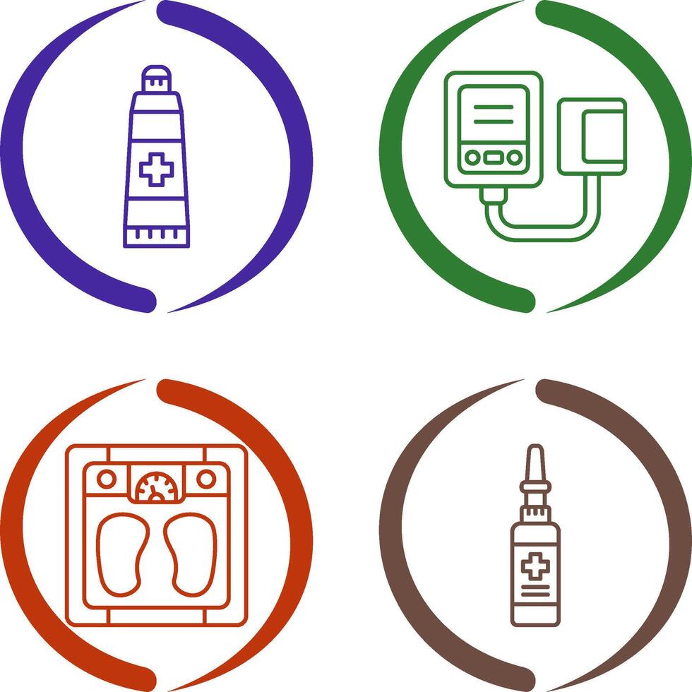 Ointment and Blood Icon vector