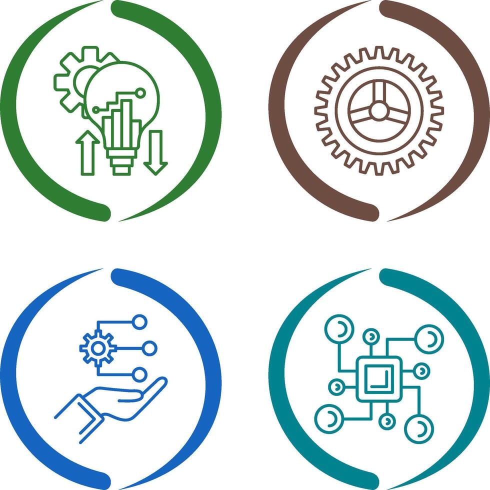 Analysis and Setting Icon vector