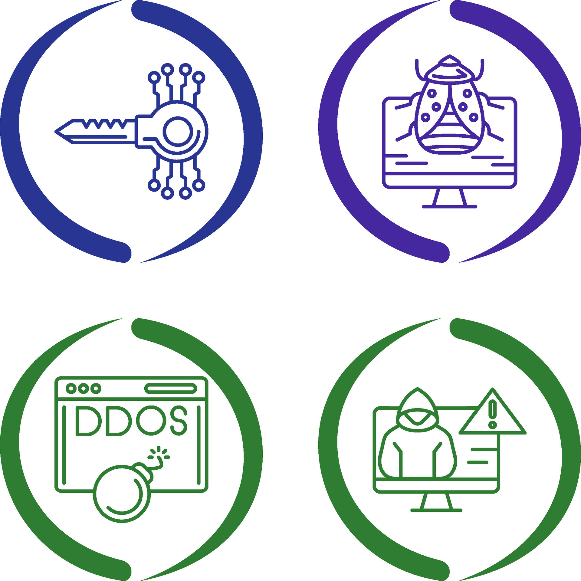 Key Code and Malware Icon 44704167 Vector Art at Vecteezy