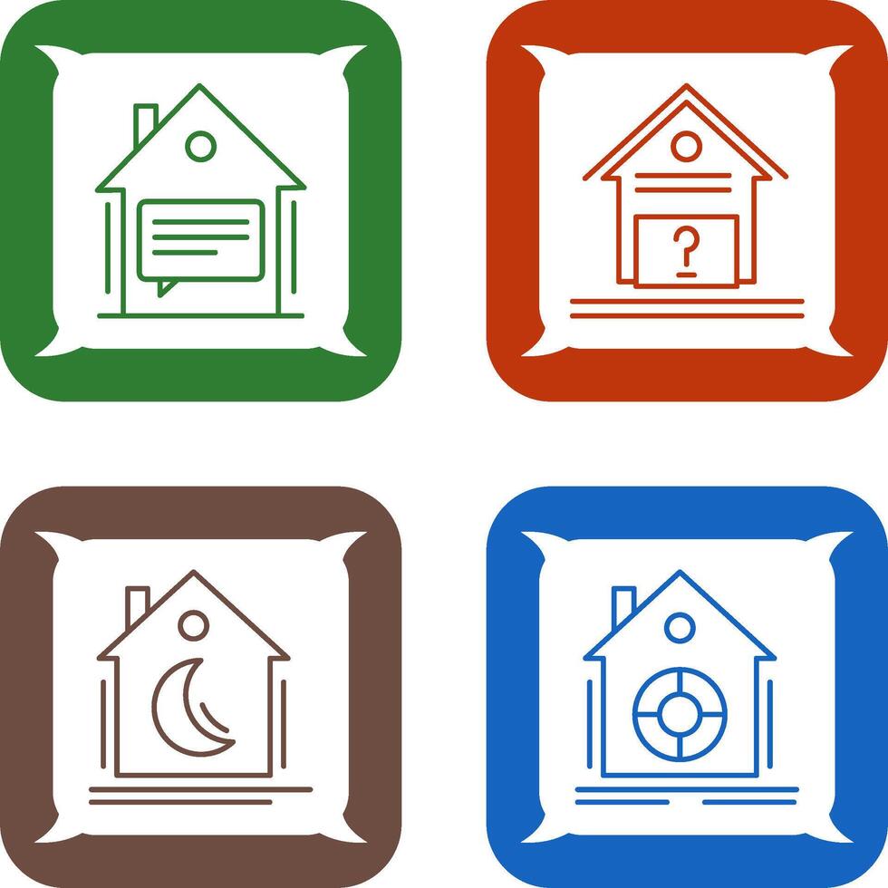 Message and Unknown Icon vector
