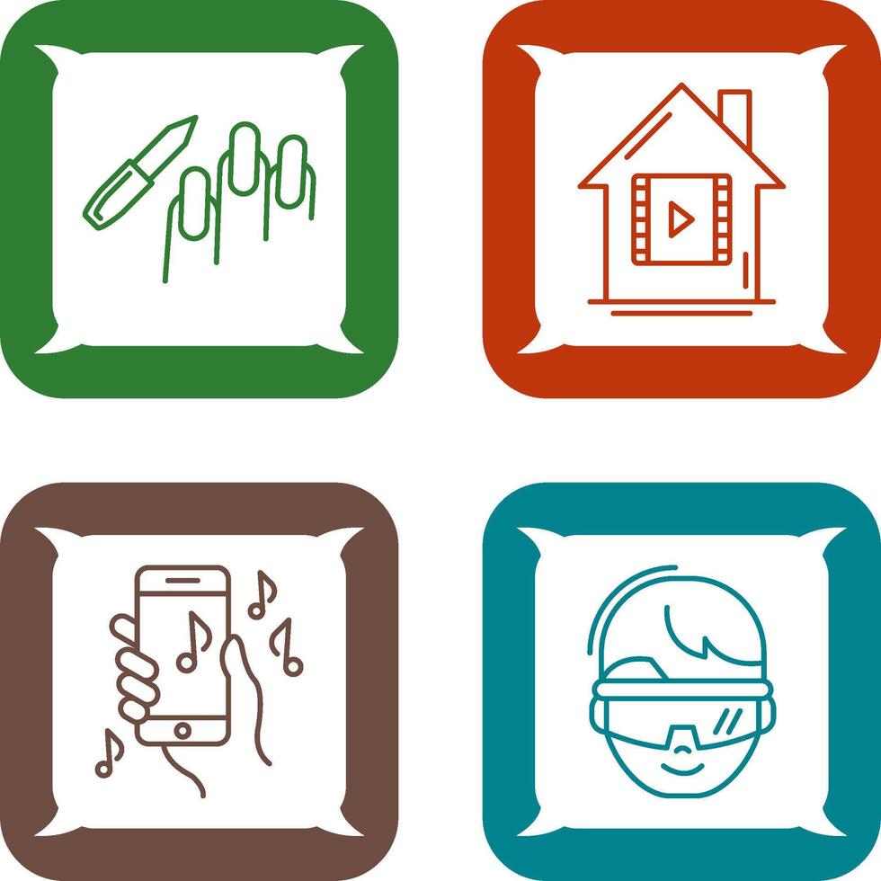 Manicure and Icon vector