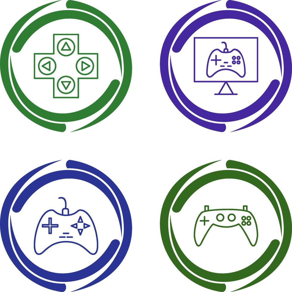 Gaming Control and Online Games Icon vector