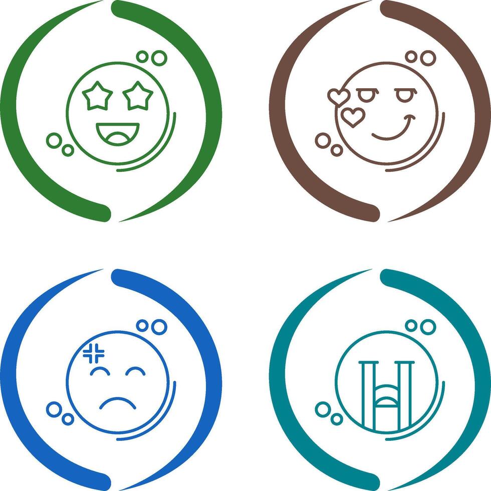 Starstruck and Flirty Icon vector