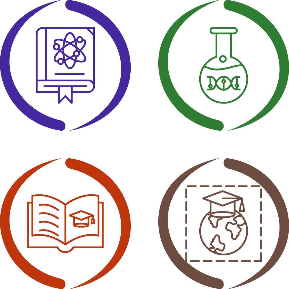 Science and Dna Icon vector
