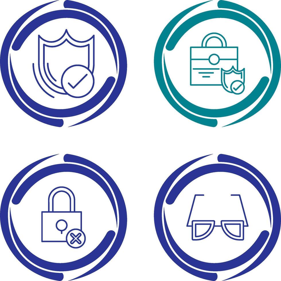 Shield and care Icon vector