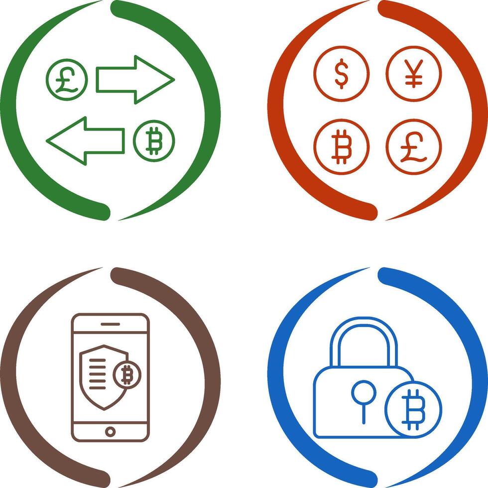 Exchange and Currency Icon vector