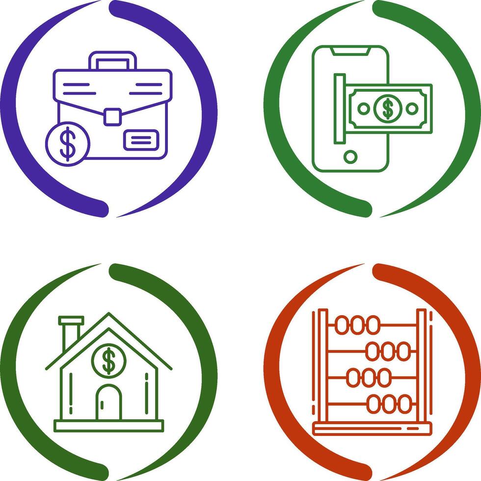 Suitcase and Smartphone Icon vector
