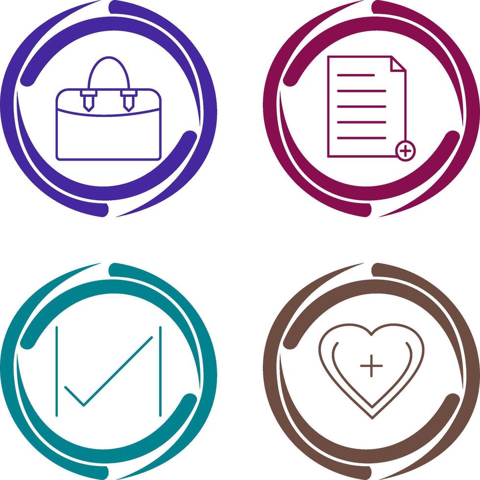 add file and case Icon vector