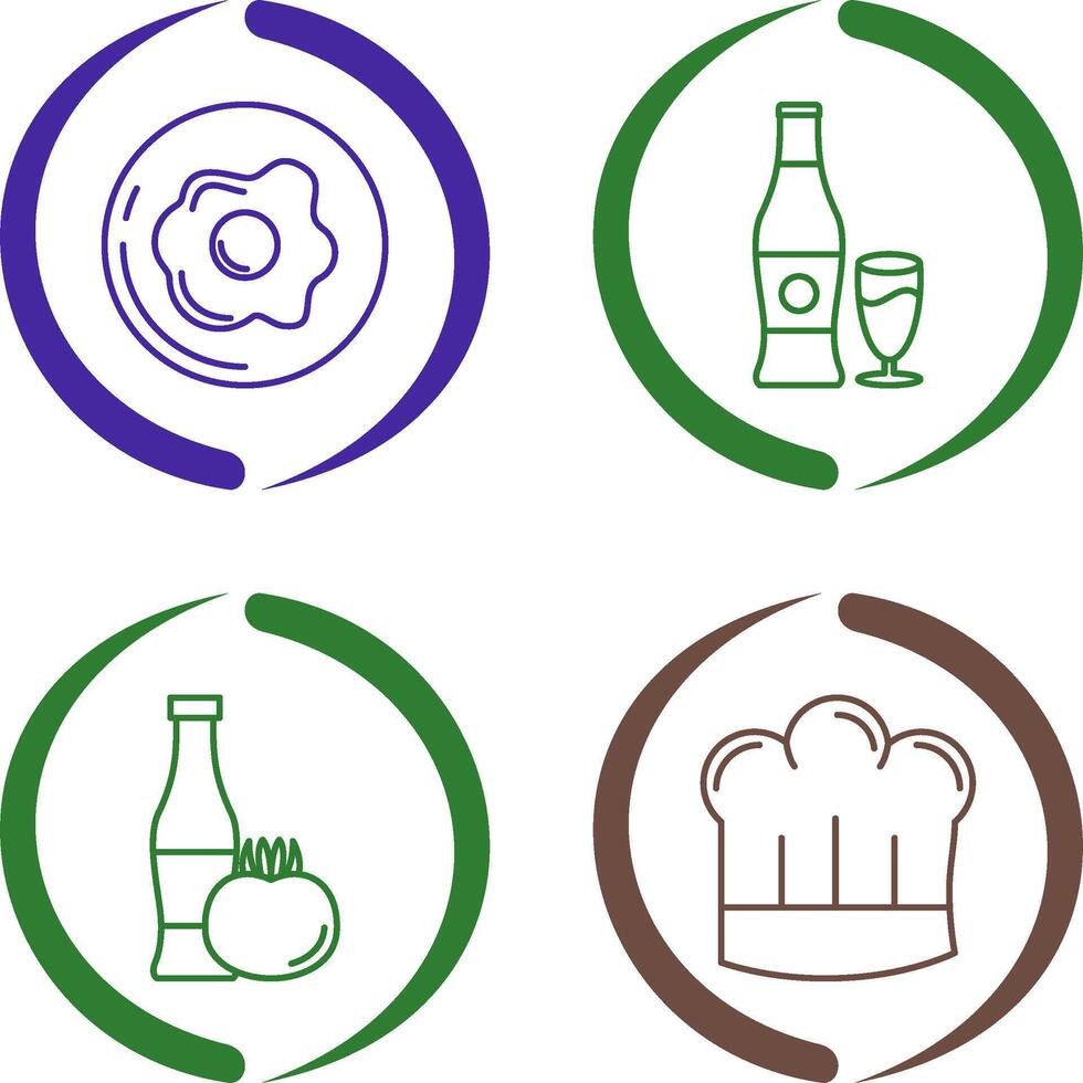 Breakfast and Bear Icon vector